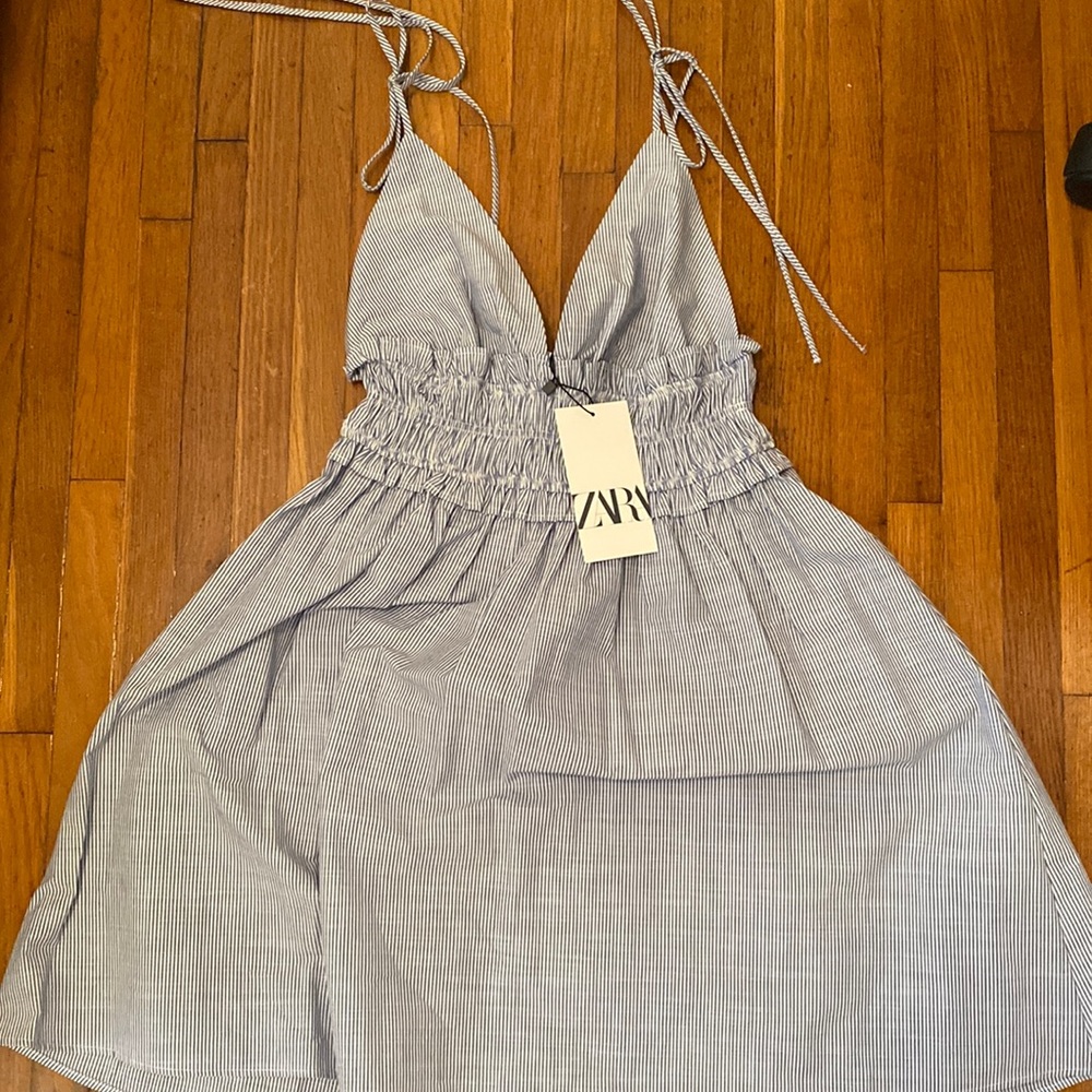 Zara Striped Mini Dress